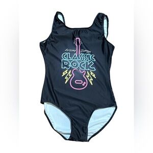 Destira Exclusive Arizona Sun Rays Black Classic Rock Gymnastics Leotard Adult M